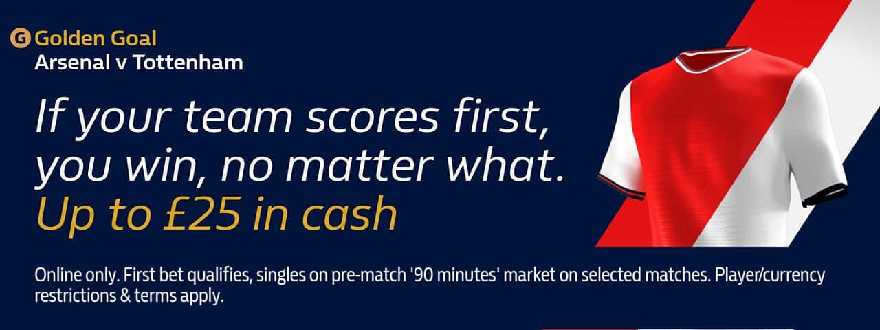 golden goal arsenal vs tottenham