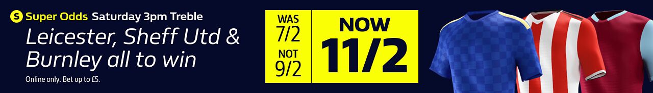 william hill super odds treble